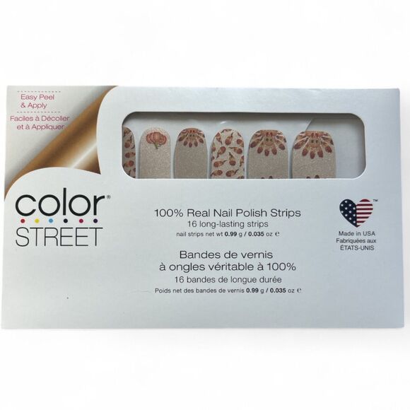Color Street Thanksgiving Feathered Friends Nail Strips - Picture 2 of 6